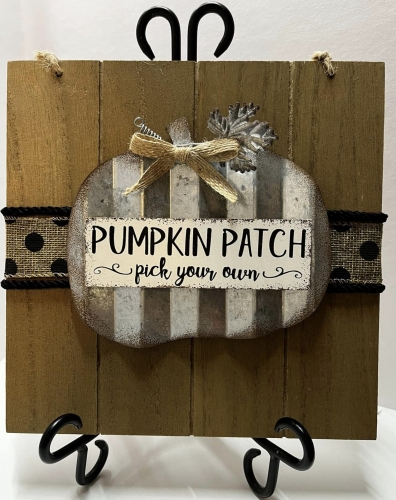 PUMPKIN PATCH WALL PLANK 